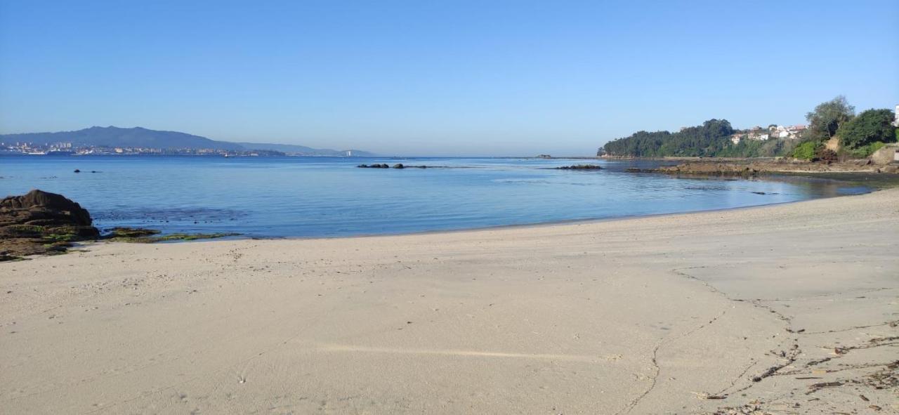 Apartamento Playa A Xunqueira, A 15 Min Vigo Moaña Exterior foto